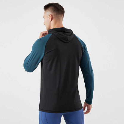 Gym Wears Fitted Hoodie Long Sleeves Jumpsuit For Mens - Athlympia